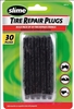 BIKE TIRE REPAIR PLUGS BLACK, 30 PACK--SLIME