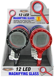 MAGNIFYING GLASS, 12-LED