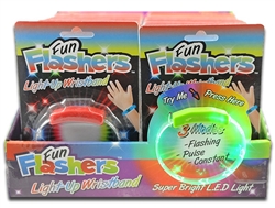 LIGHT UP WRISTBAND, 3 COLORS