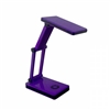 DESK LAMP 21 LED, FOLDING, PURPLE W/USB