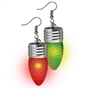 HOLIDAY LED FLASHING EARRINGS