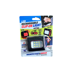 CLIP ON LED LIGHT, RECHARGEABLE
