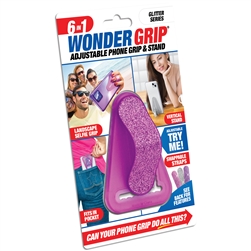 WONDER GRIP GLITTER SERIES PHONE GRIP & STAND