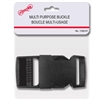 BUCKLE, MULTI-PURPOSE BLACK PLASTIC