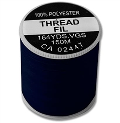 THREAD, NAVY 150M POLY 24/BOX