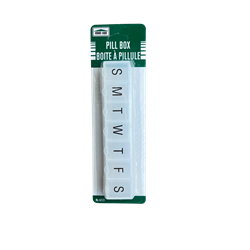 PILL BOX WEEKLY RECTANGULAR