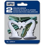 CEILING HOOKS, BRASS--2/CD