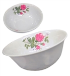 BOWL MELAMINE 7", PINK ROSES