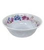 BOWL MELAMINE 8", PURPLE FLOWERS