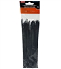 CABLE TIES 8", BLACK--75/PAK