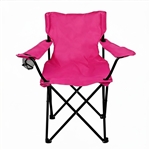 CHAIR, FOLDING W/DRINK HOLDERS, ASST NEON COLORS