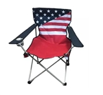 CHAIR, FOLDING W/STARS/STRIPES (6/BX)