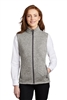 Port Authority Ladies Sweater Fleece Vest