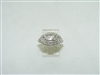 1950's 14k white gold diamond ring
