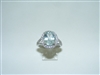 Natural Aquamarine Diamond ring