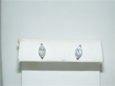 Beautiful Diamond Marquise earrings