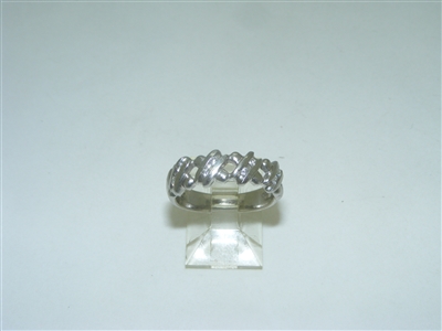 X Platinum Diamond ring