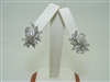 Beautiful design 1950's diamond earring