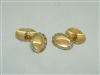 Vintage 18k yellow and white gold cuff links