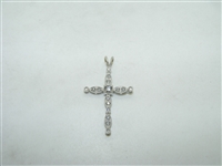Beautiful 14k white gold diamond pendant