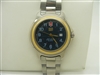 Swiss army water resistant watch gold plated case