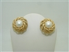 Very fine Mabe Pearl French clip earrings