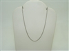 18k White Gold Cable Chain