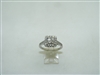 10k White Gold Diamond Engagement Ring