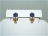 Beautiful Blue Sapphire and Diamond earrings
