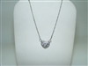 Beautiful Diamond Heart Pendant with chain