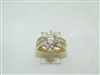 Gorgeous Diamond Marquise 14k Yellow Gold Ring