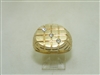 14k Yellow Gold Diamond Mens ring