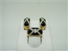 14k yellow gold special onyx and diamond set