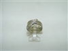 Platinum diamond snake ring