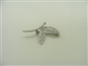 18k white gold diamond Dragonfly pin