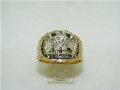 Freemason diamond ring