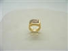 Mens Special Pinky 14k Yellow Gold Ring