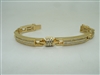 14k yellow gold diamond bracelet