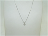 Cute diamond pendant with chain