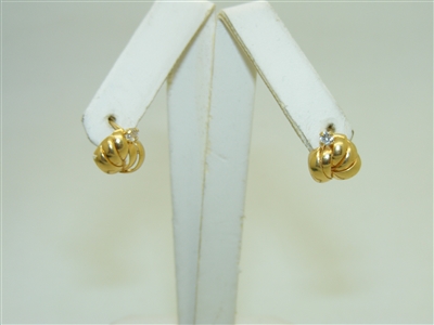 18k Yellow Gold Earrings