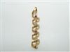 14k Yellow Gold Ruby & Diamond Pendant