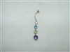 Multi color stone belly piercing
