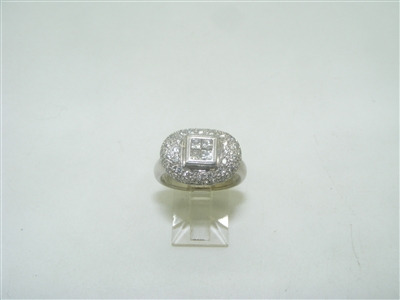 14k white gold diamond ring