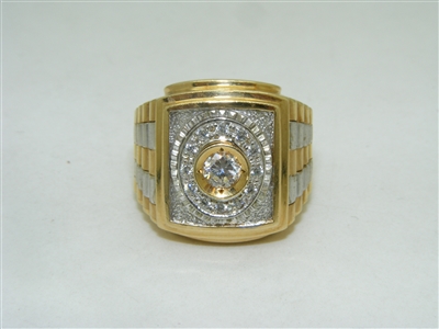 AMAZING Design 14k Yellow Gold Men's Ring