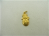 24k yellow gold (9999) Chinese snake pendant