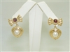 Gorgeous Bow tie Pearl Earrings