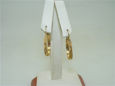 Beautiful gold hoop earring