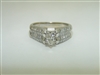 Gorgeous 14k White Gold Engagement Ring