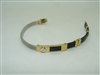 14k yellow and white bracelet