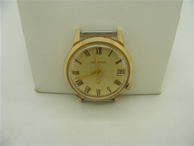 Bulova Accutron 18K Yellow Gold Case Vintage Watch